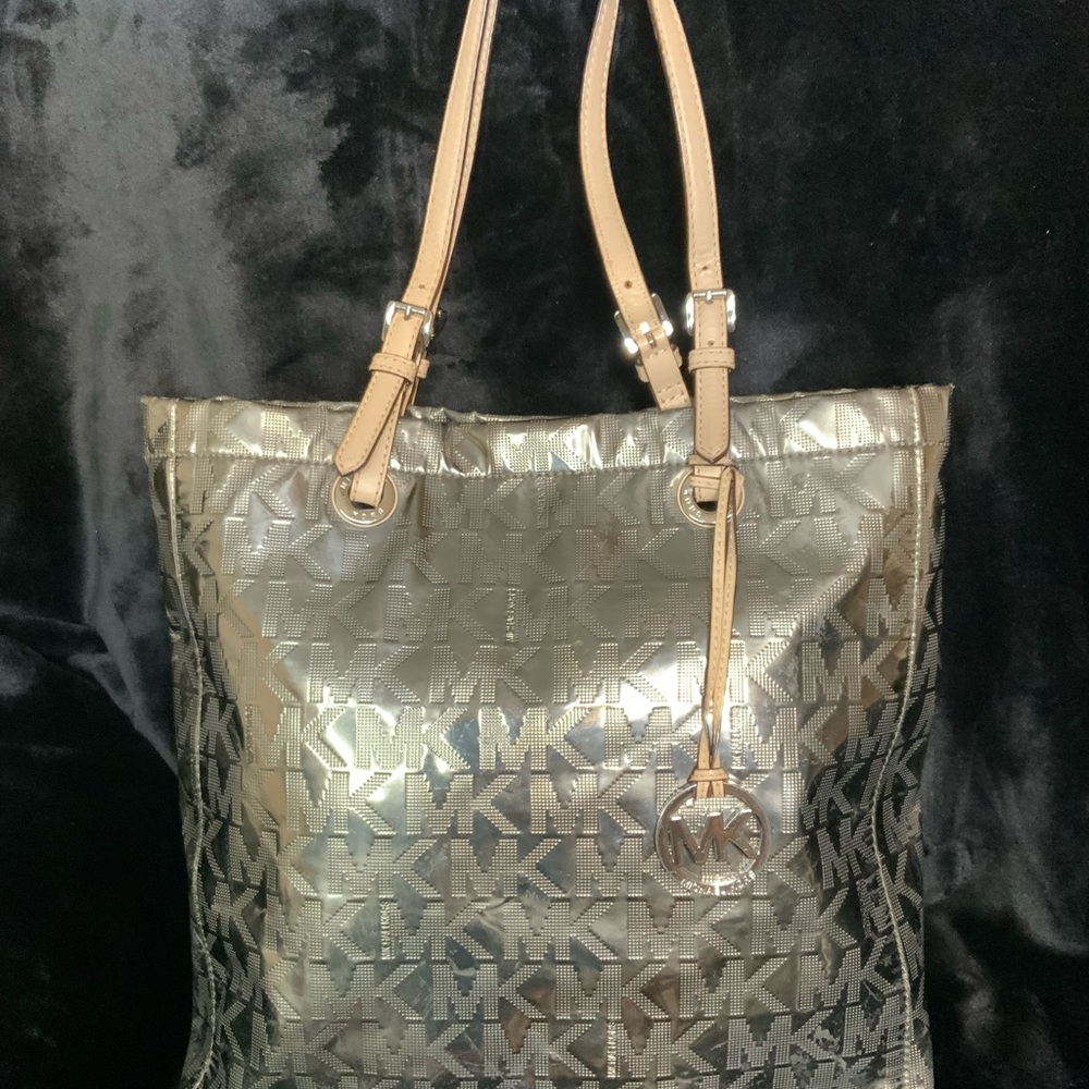 Michael Kors Gold Tote Bag